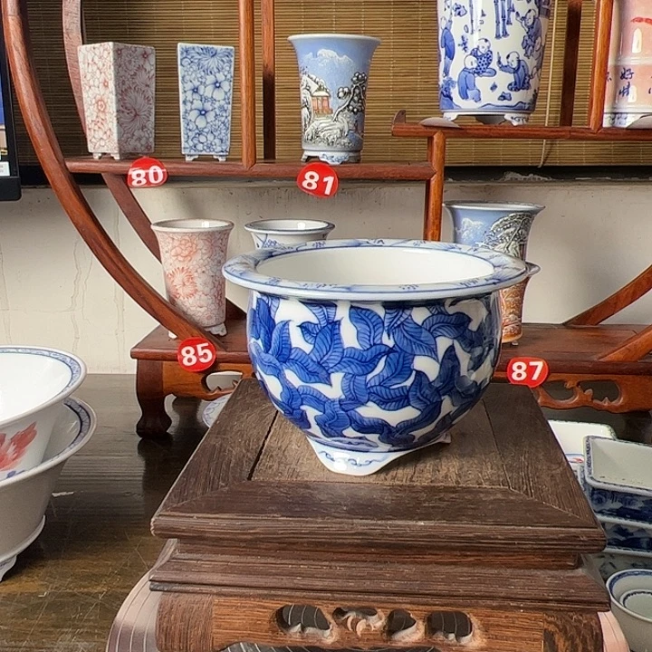 墨奈手绘作品花盆