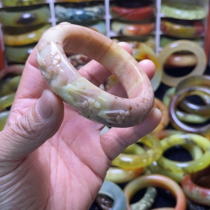 蛇纹石玉合金手镯