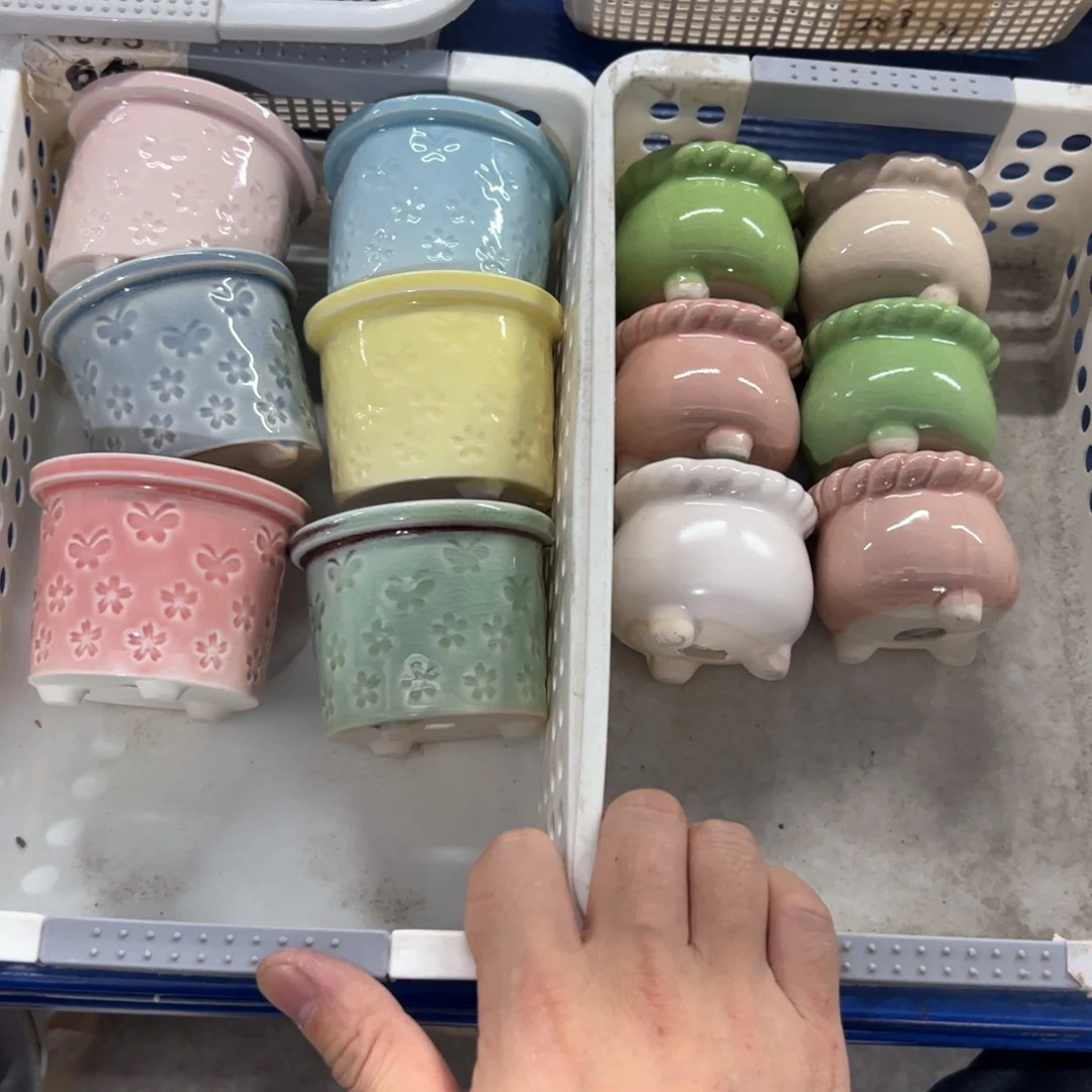 陶瓷多肉小花盆@@2061