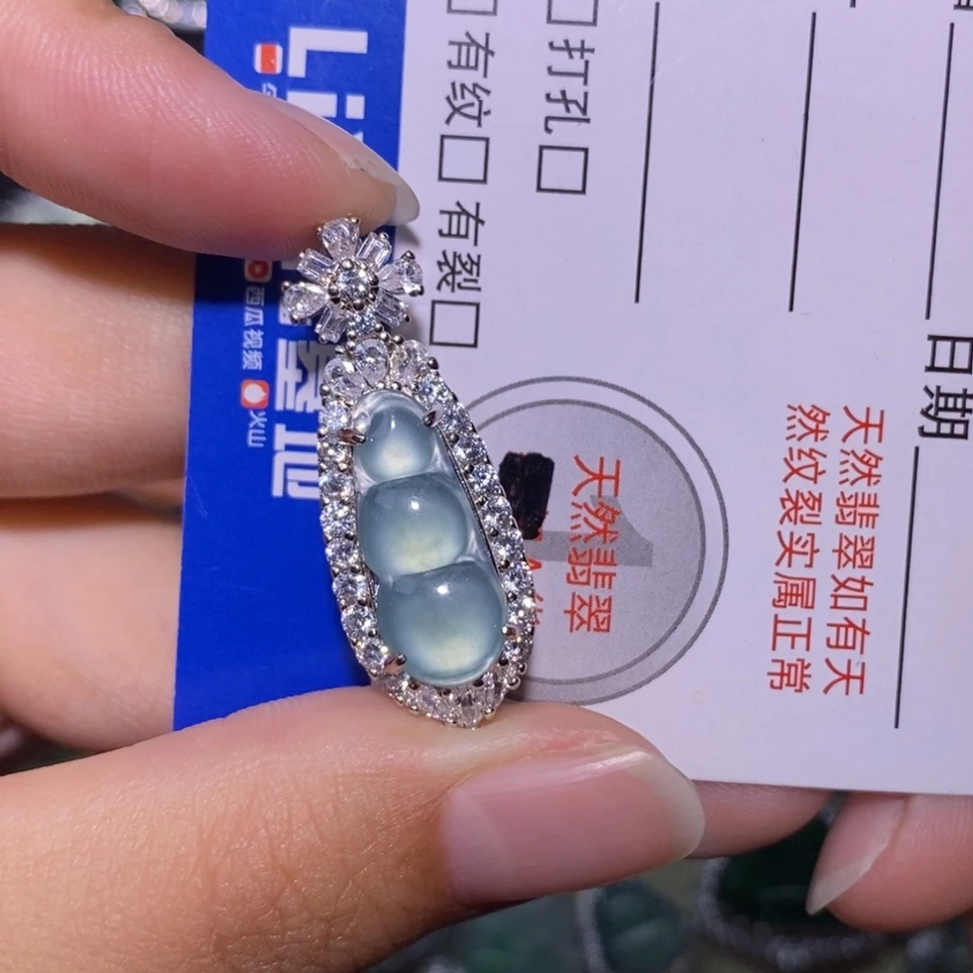 翡翠未镶嵌颈饰天然