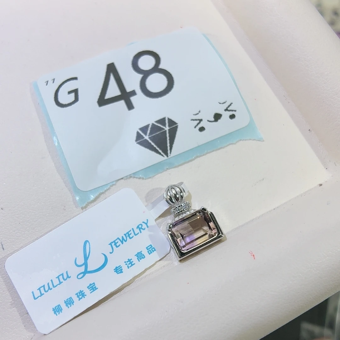 银S925镶嵌水晶珠宝半成品