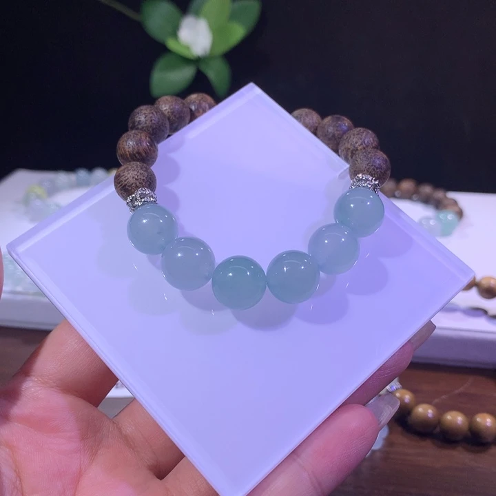 翡翠散珠翡翠冰蓝