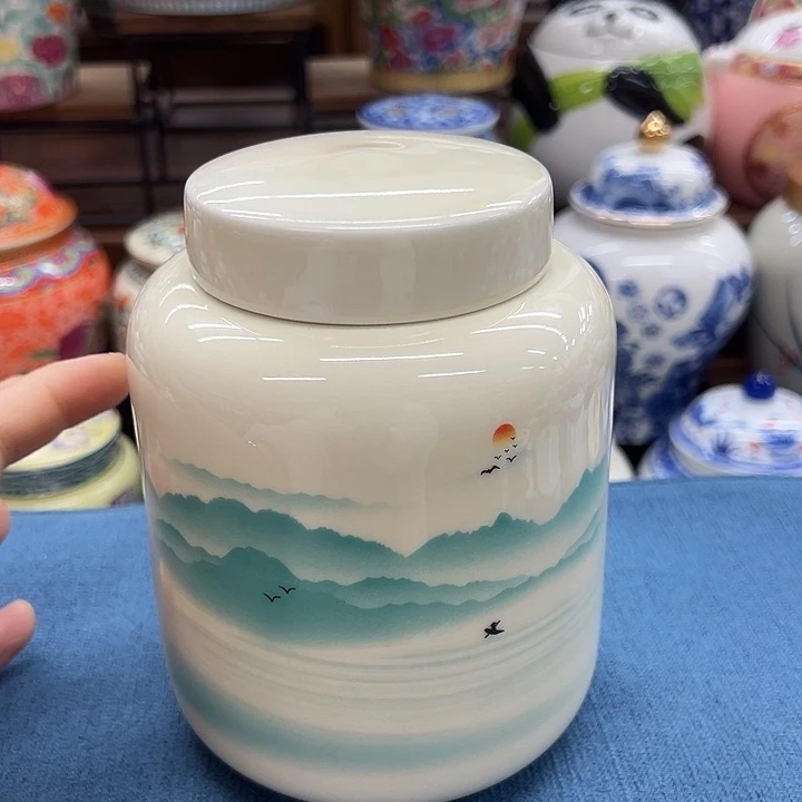 瓷片茶叶罐茶叶罐@@