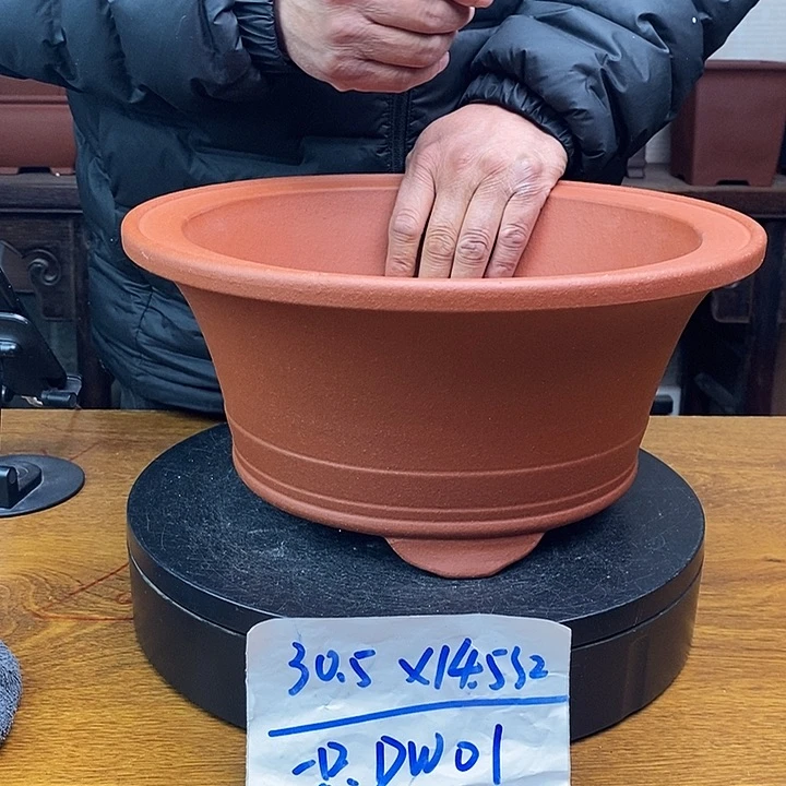 紫砂花盆货号一只DW01
