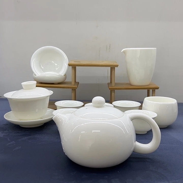 德化白瓷300毫升大壶套装