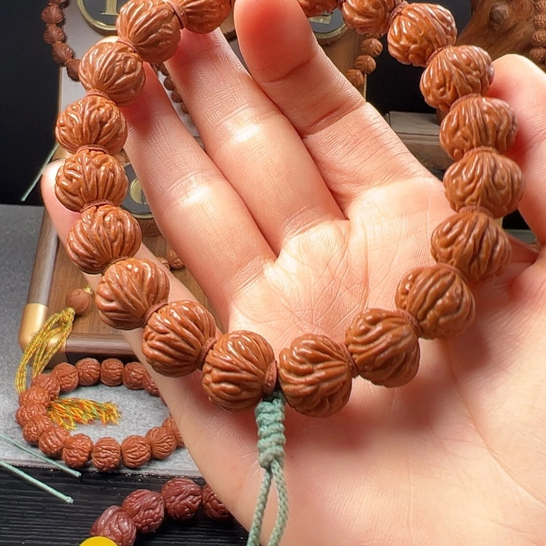 桃核吊坠14野生金蟾