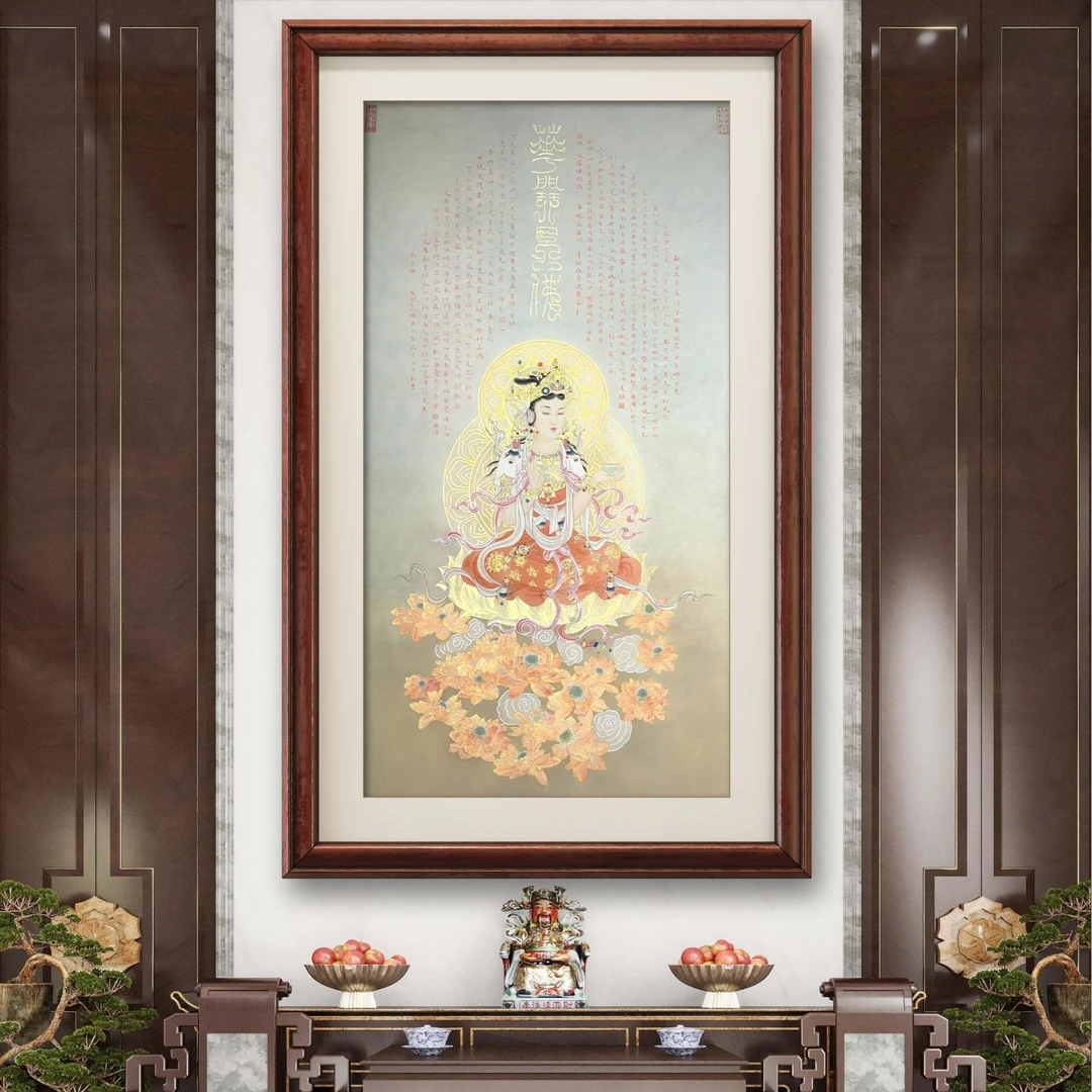 李良才先生原创作品《花开见佛》