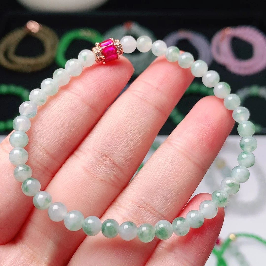 未镶嵌手链翡翠翡翠