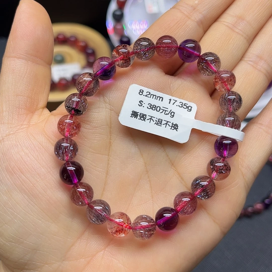 可***子水晶手链未镶嵌天然水晶