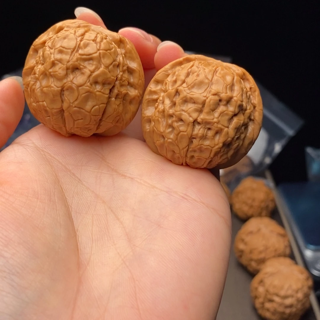 文玩核桃把件39甲骨纹158