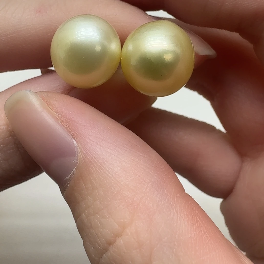 海水珍珠耳饰未镶嵌