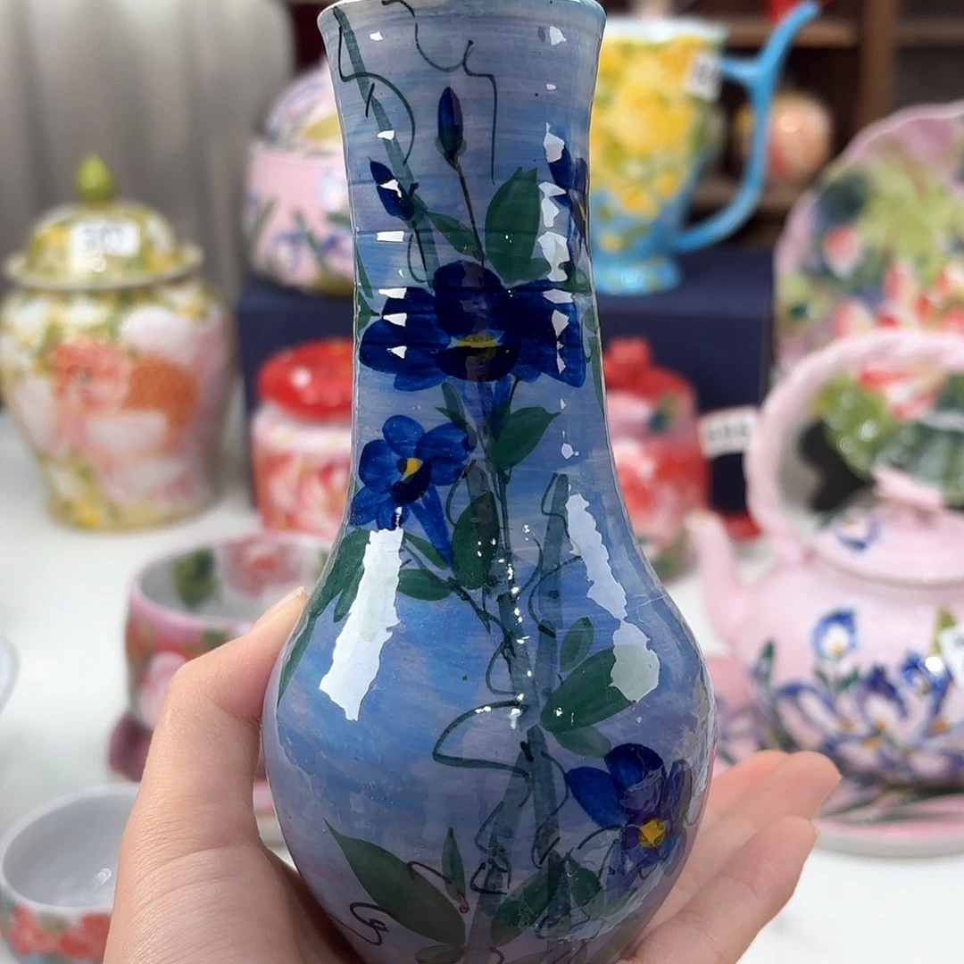 景德镇手绘高温釉下彩陶瓷茶具