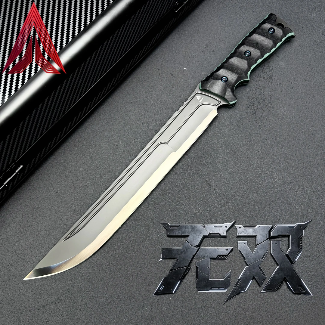 FLYKE【无双】14c28n钢材户外露营收藏刀剑工艺品未开刃