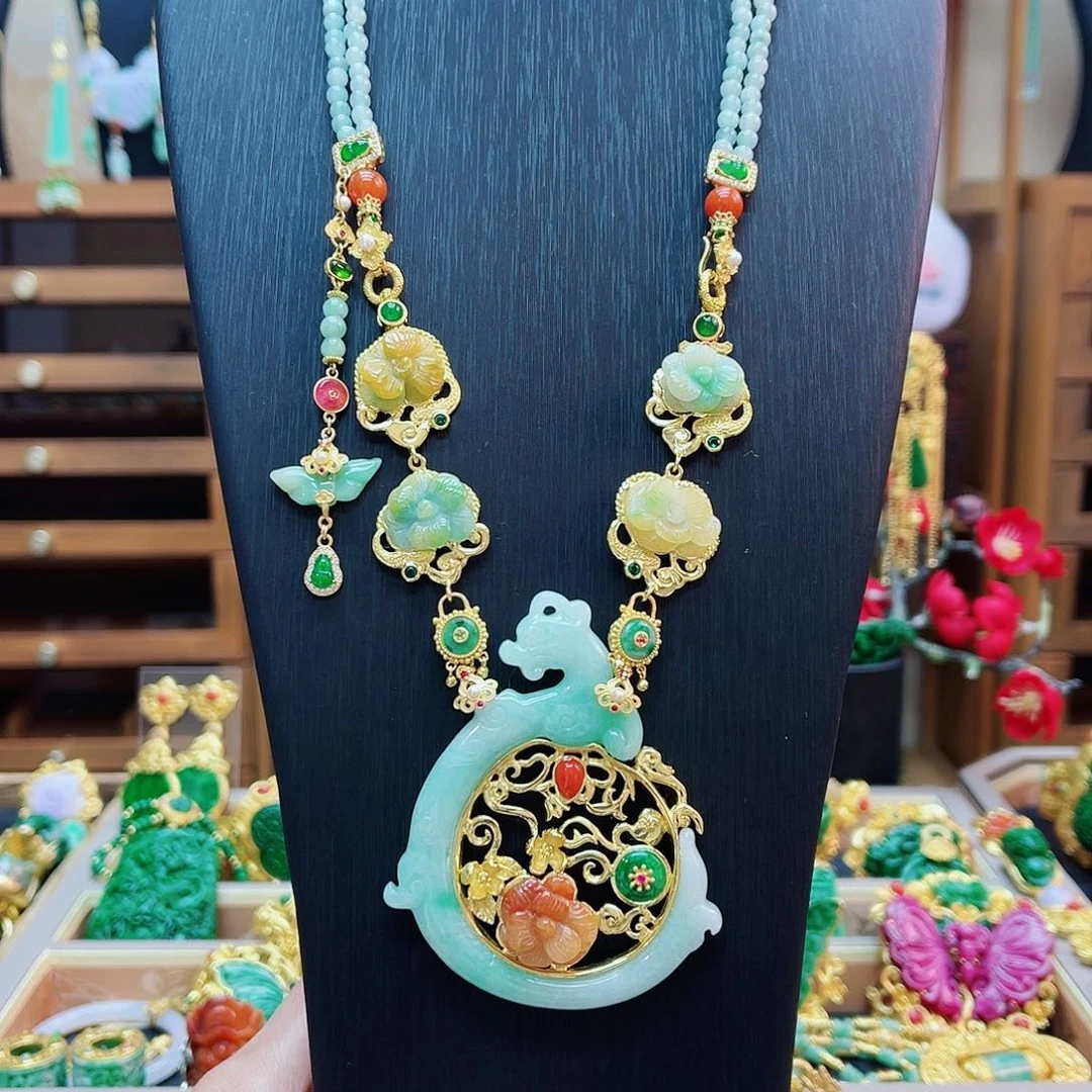 颈饰合金翡翠48小时鉴赏期1