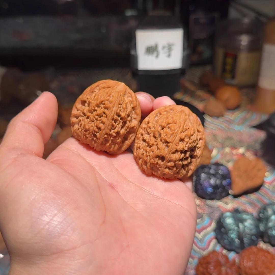 大***。把件文玩核桃1747号40高炮南疆石南疆石