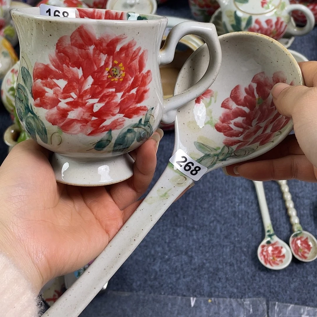 盘小**采景德镇高温陶瓷88888