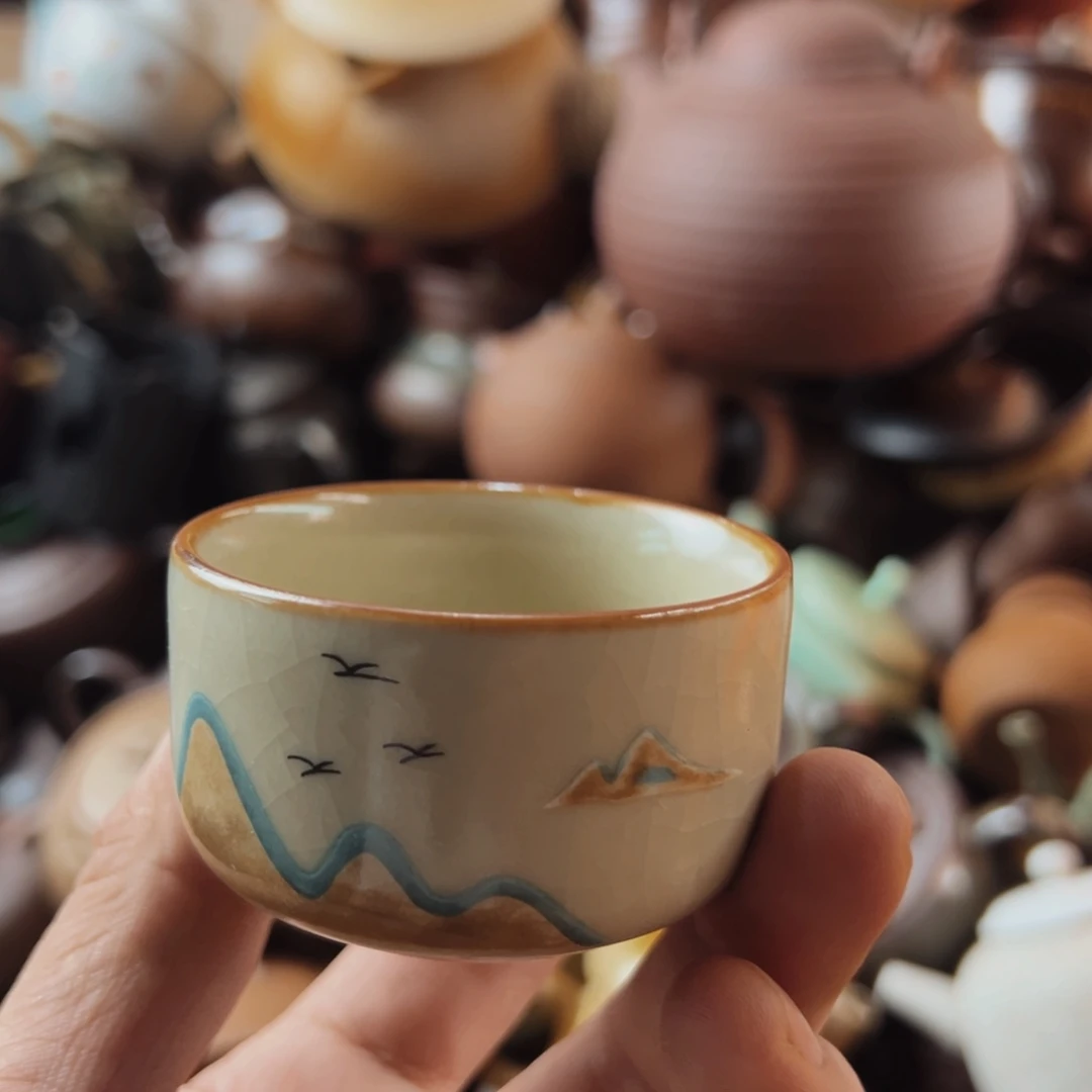 瓷片文玩了一会我在你那里你去找个