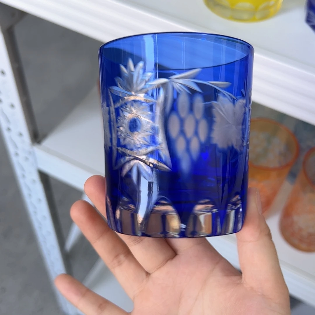 平底款水晶玻璃微瑕一个