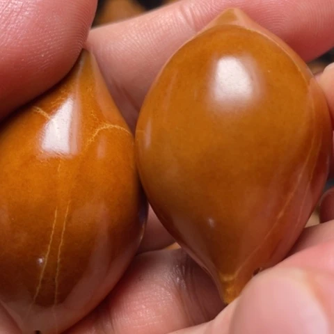 橄榄核手串/手链长光珠手球一对3.2左右