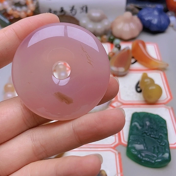 【闪购商品】未镶嵌玛瑙/玉髓珠宝半成品遥*