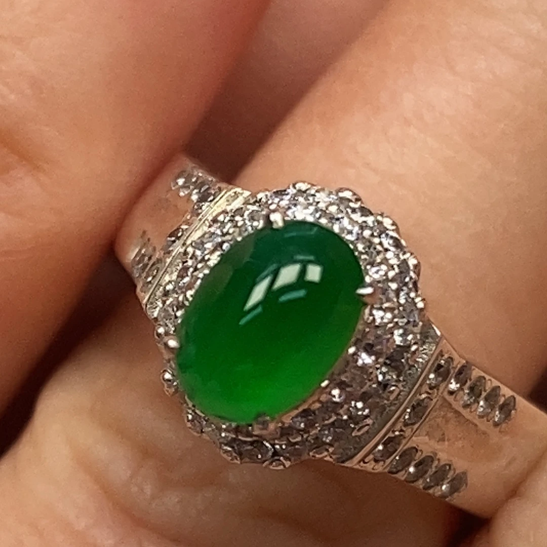 潇***生翡翠散珠翡翠蛋面