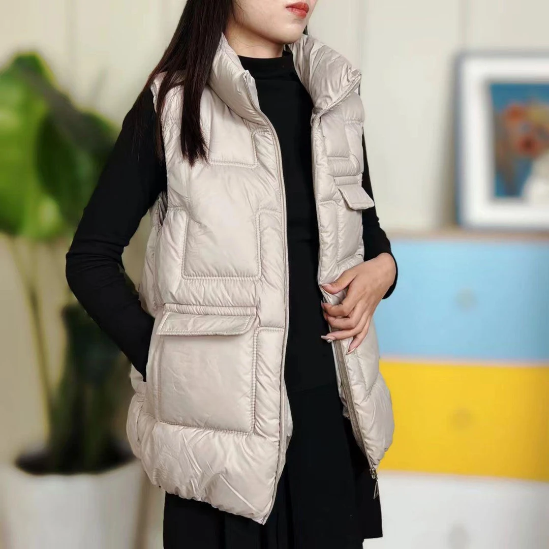 【可-z】2025冬季新款女士拉链马甲休闲时尚百搭上衣