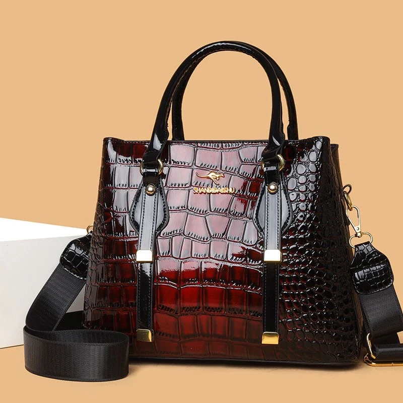 双层款拉链双根简约风单根手提包肩包休闲女士韩版欧美单肩