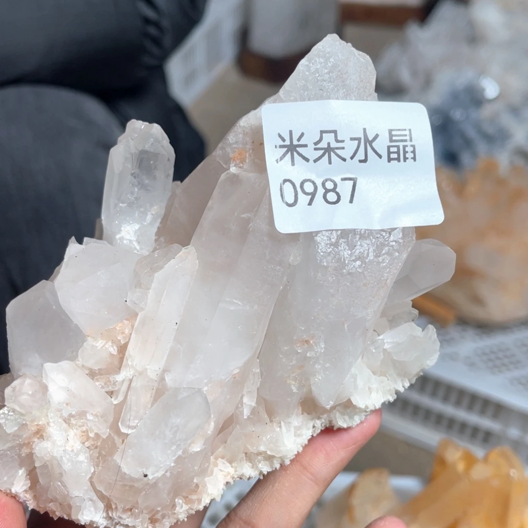 锦***点未镶嵌水晶珠宝半成品水晶