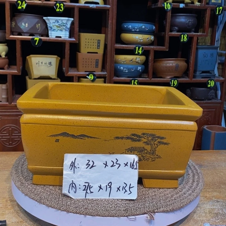 紫砂花盆紫砂紫砂