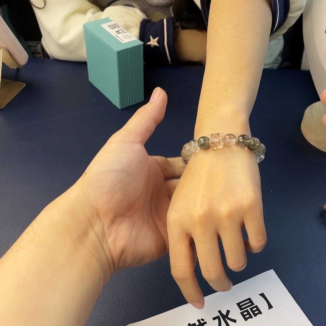 水晶银S925镶嵌手链