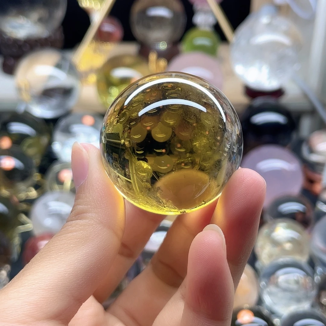 未镶嵌珠宝半成品水晶黄水晶4.4