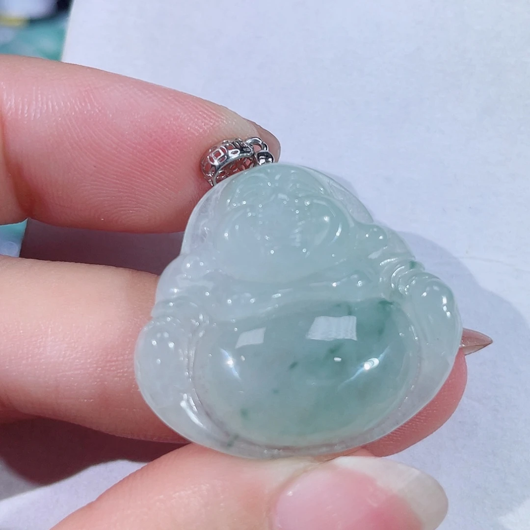 颈饰未镶嵌翡翠佛公