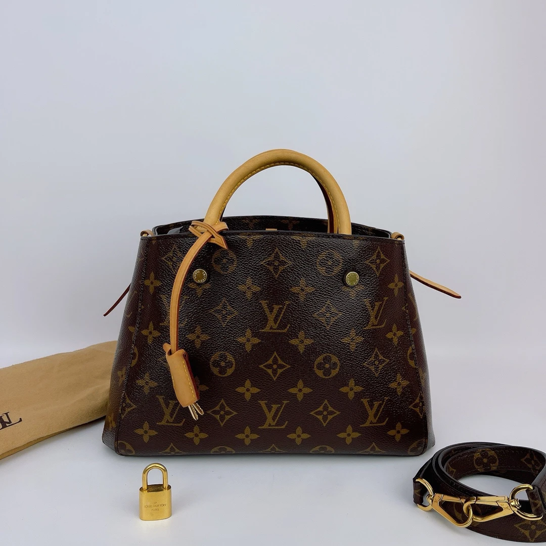 95新 LouisVuitton/路易威登 LV蒙田单肩包内标3196底长29 D891