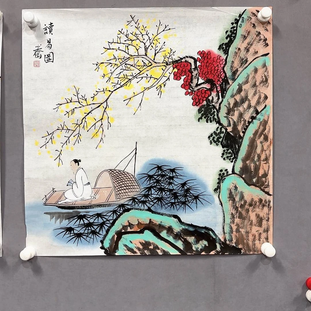 国画国画纯手绘作品请放心去藏