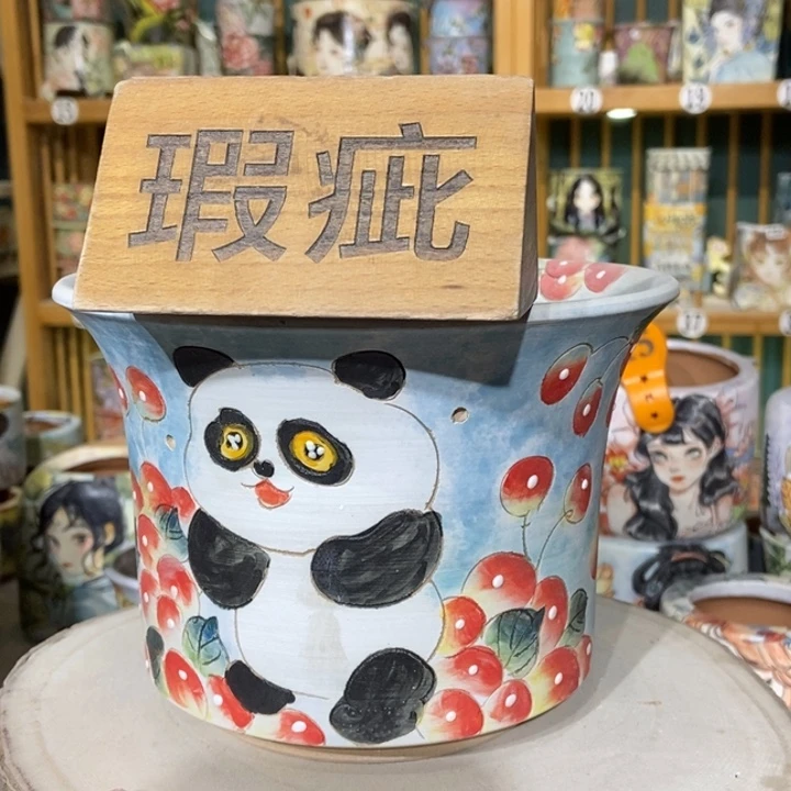 红陶景德镇艺术手绘作品