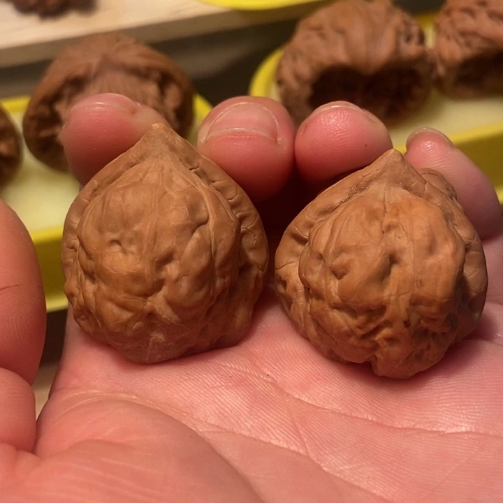 人**戏文玩核桃古缠核桃