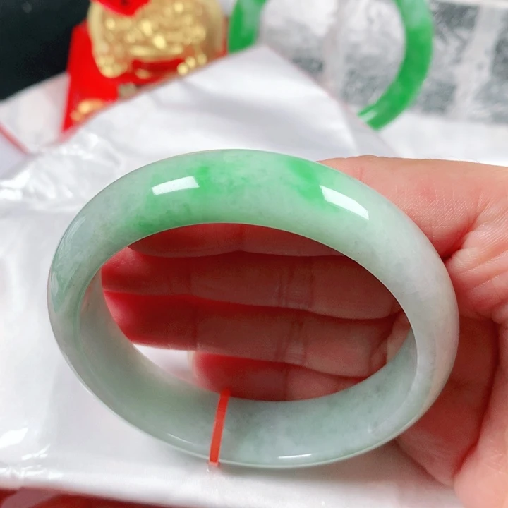 未镶嵌手镯翡翠  编号S1692 正圈57+