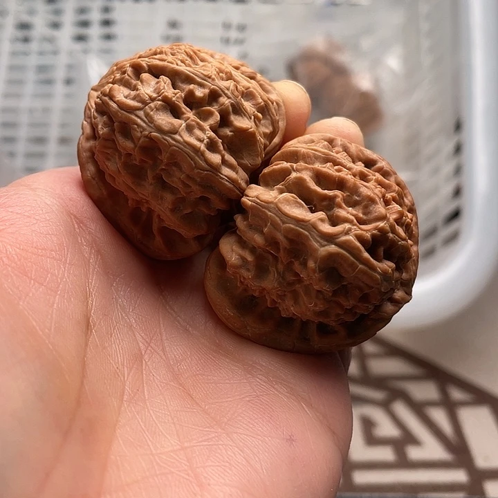 手串文玩核桃白狮子23.8……我就