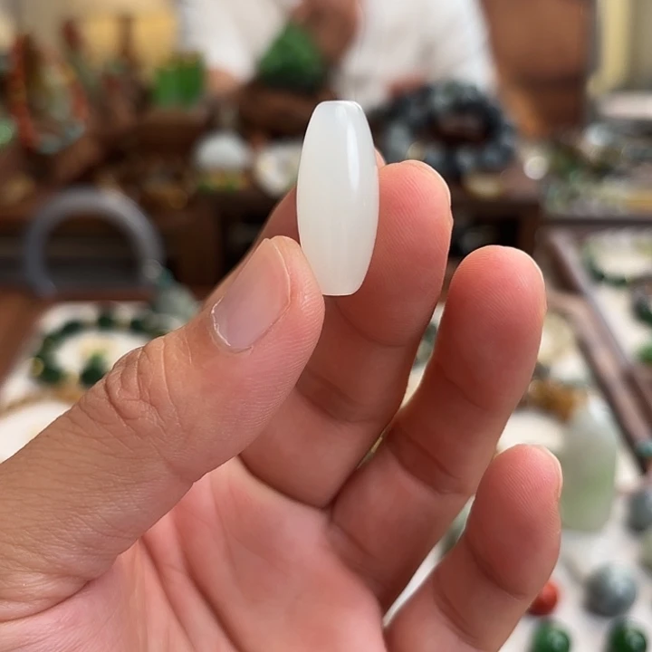 和田玉（白玉）未镶嵌珠宝半成品diy