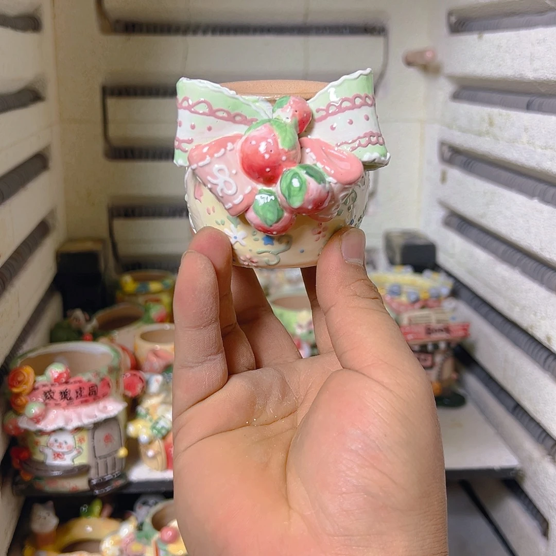 老梧家的手工多肉花盆