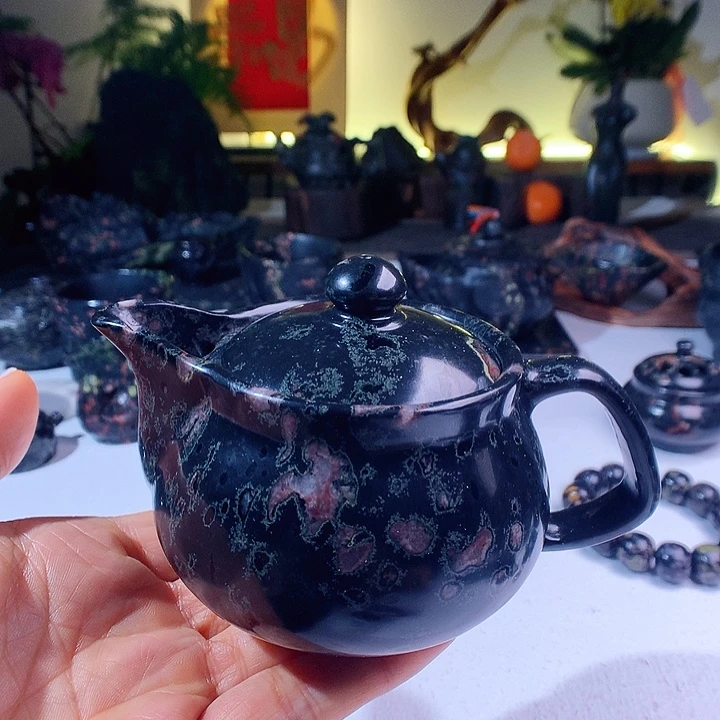 安山玉安山玉安山玉（微微瑕疵）