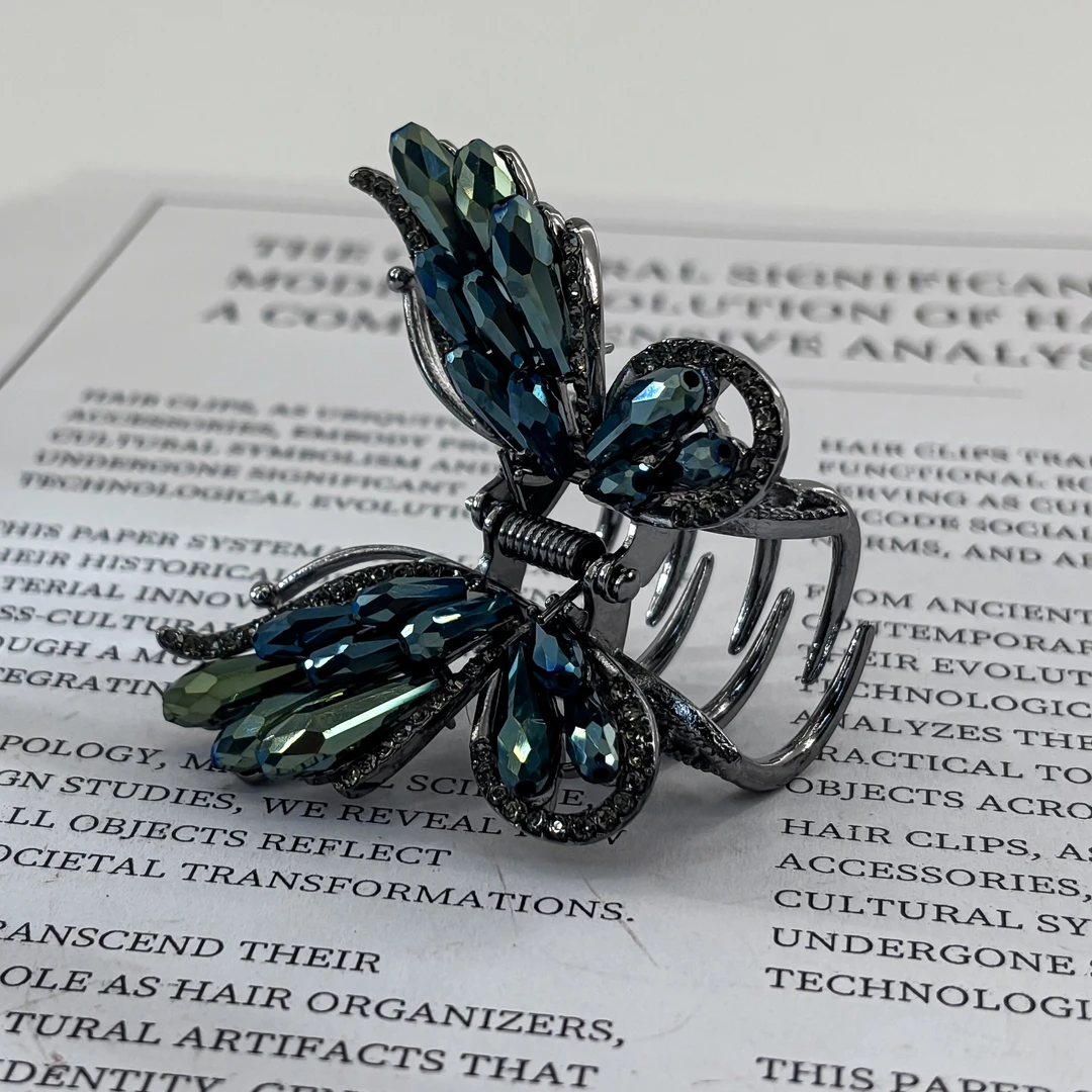 2015时尚简约蝴蝶边夹发夹