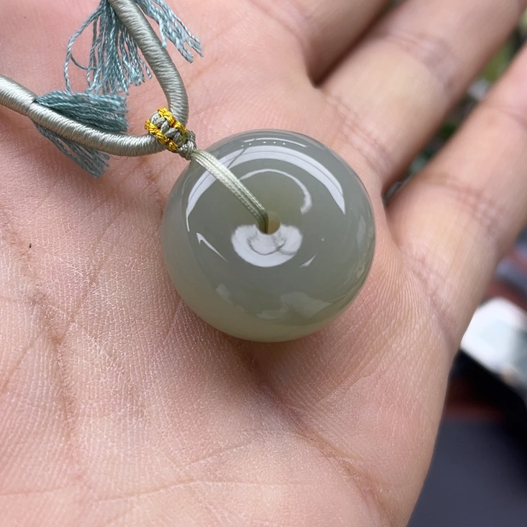 和田玉未镶嵌吊坠(不含链)卡20