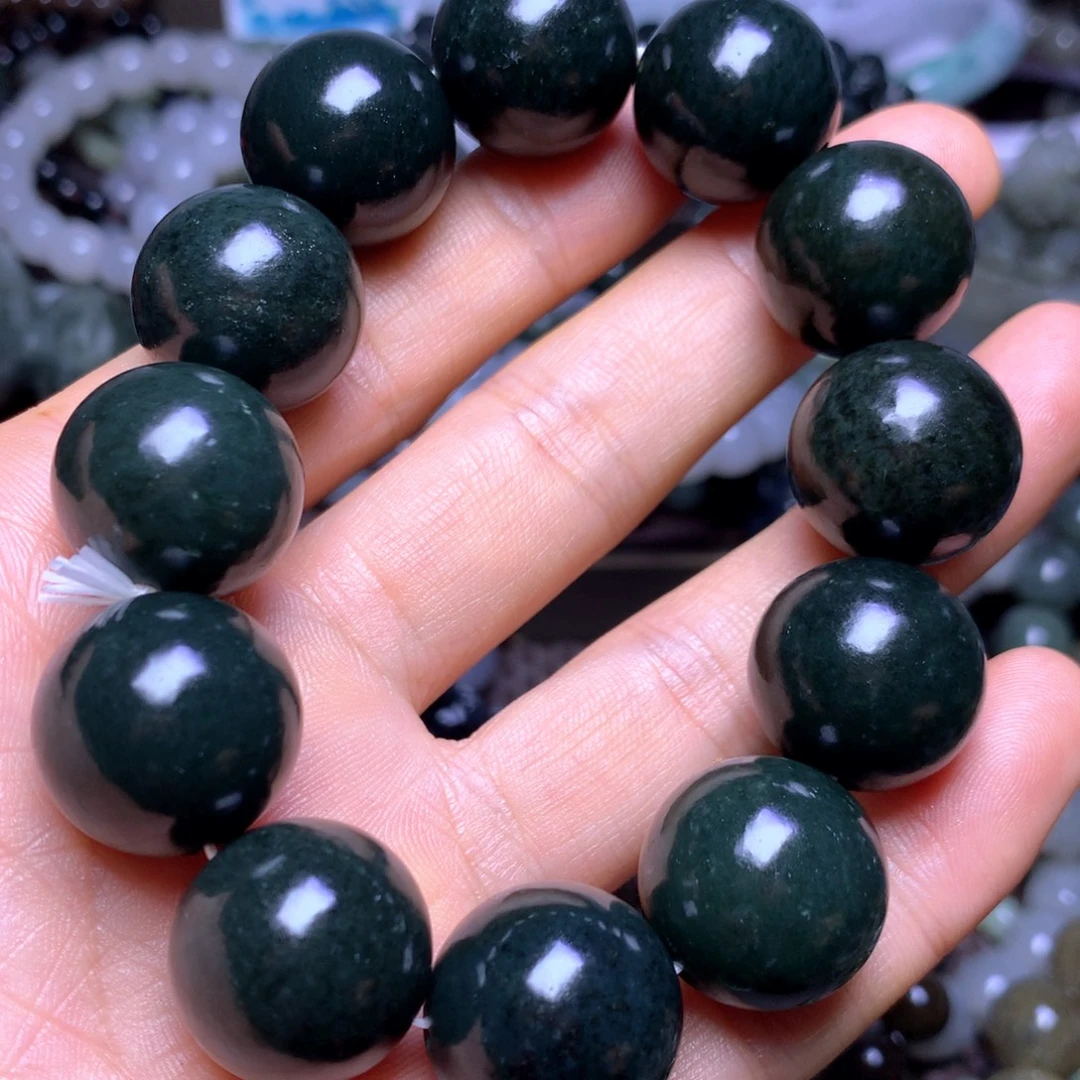 和田玉未镶嵌手串20