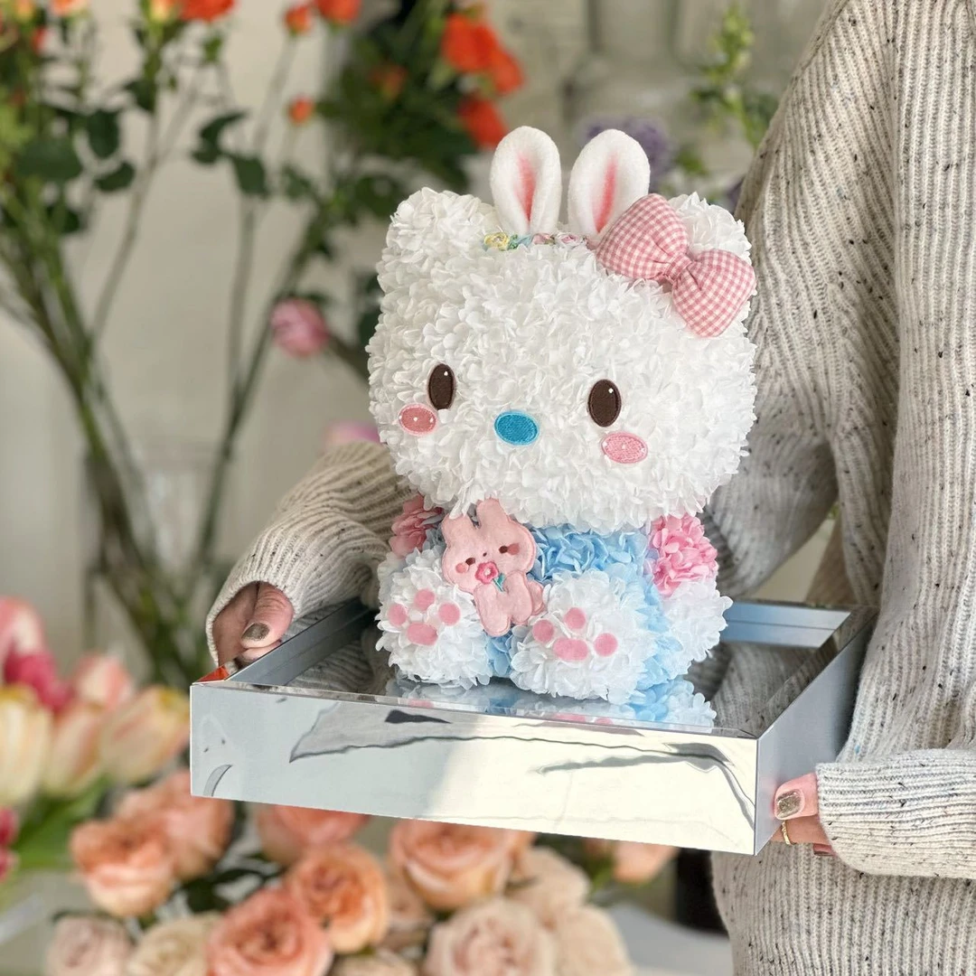 可爱kitty猫永生花情人节礼物生日送女生朋友