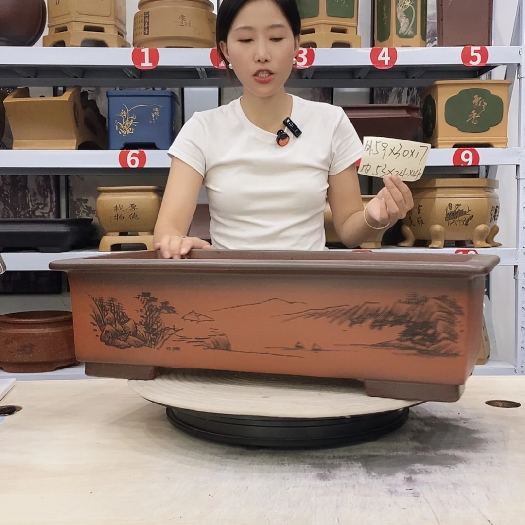 紫砂花盆紫砂花盆
