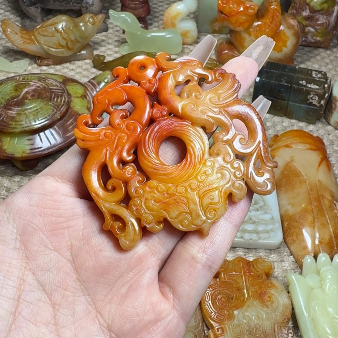白玉菩提吊坠挂件