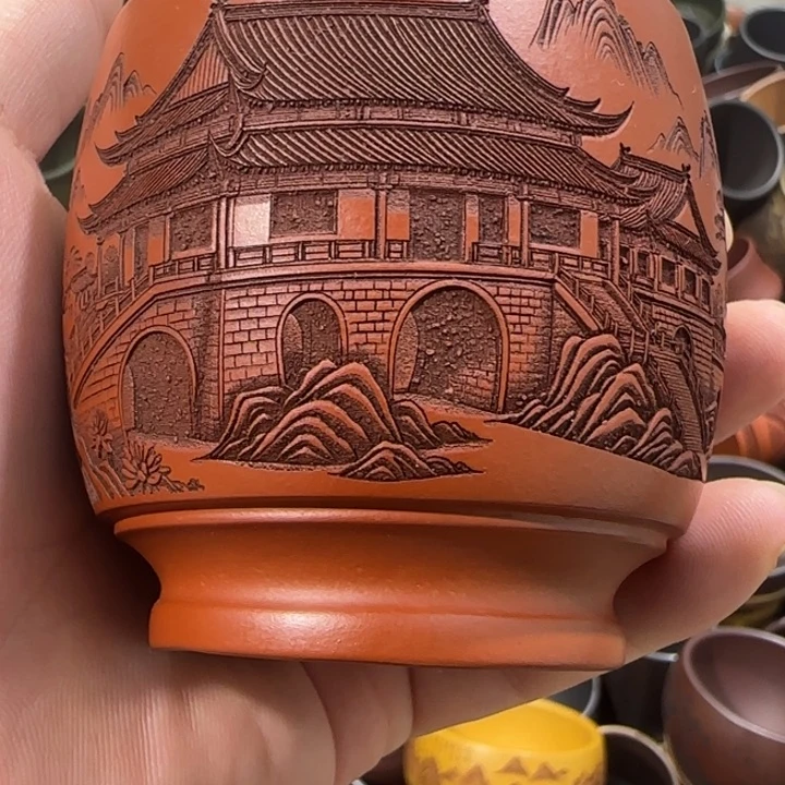 茶杯紫砂全手工制作工艺