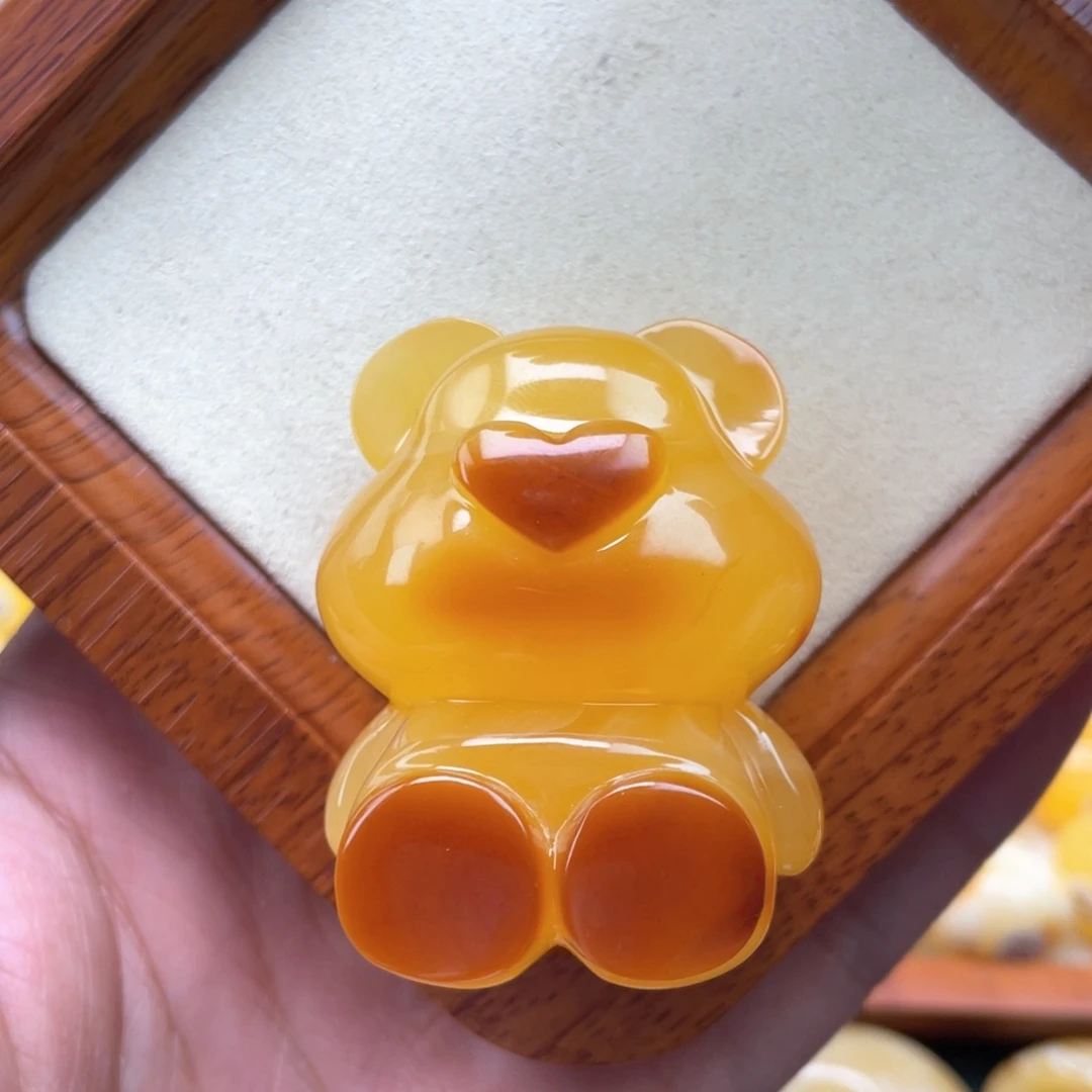 琥珀裸石未镶嵌蜜蜡