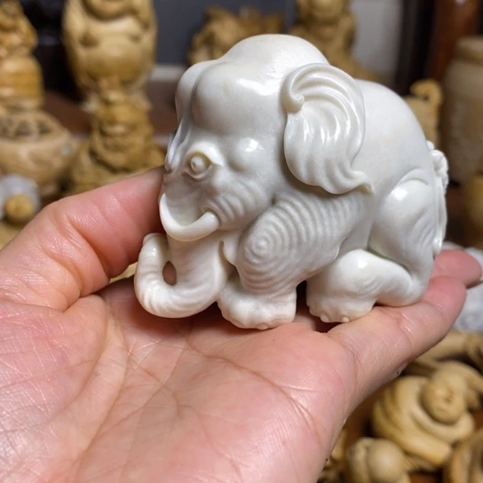 人***灵竹手工制作摆件手把老粉漏价